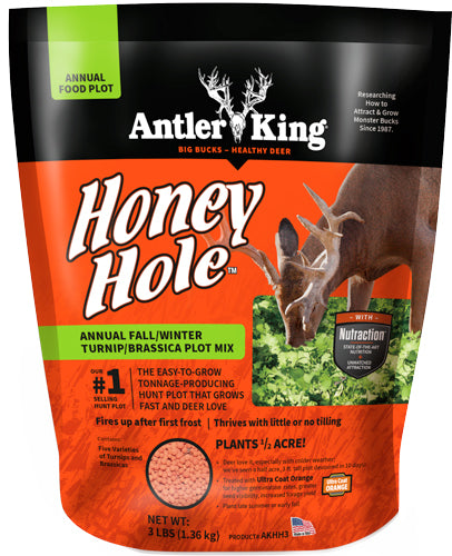 Antler King Honey Hole Fall Annual Food Plot Seed 3 lb 1/2 Acre