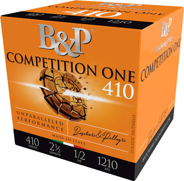 B&P Ammunition Competition One 410 Bore 2.5" 1/2oz #8 Shot 1210 FPS - 250 Rd Case