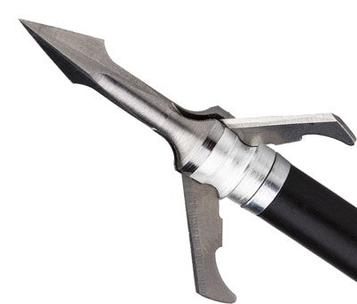 Grim Reaper Fatal Steel 100gr 1-1/4" Cut 3-Blade Mechanical Broadhead - 3 Pack