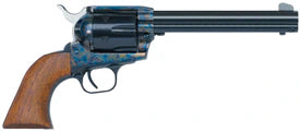 European American Armory Bounty Hunter .45 LC 7.5" 6-Shot Single Action Revolver - Case Hardened/Blued Wood