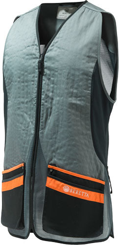 Beretta Silver Pigeon Evo Men's Shooting Vest Medium Gray/Orange