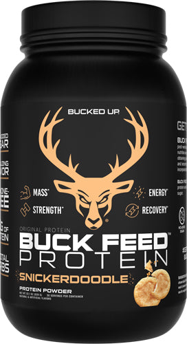 Bucked Up Buck Feed Original Protein Powder Snickerdoodle 30 Servings