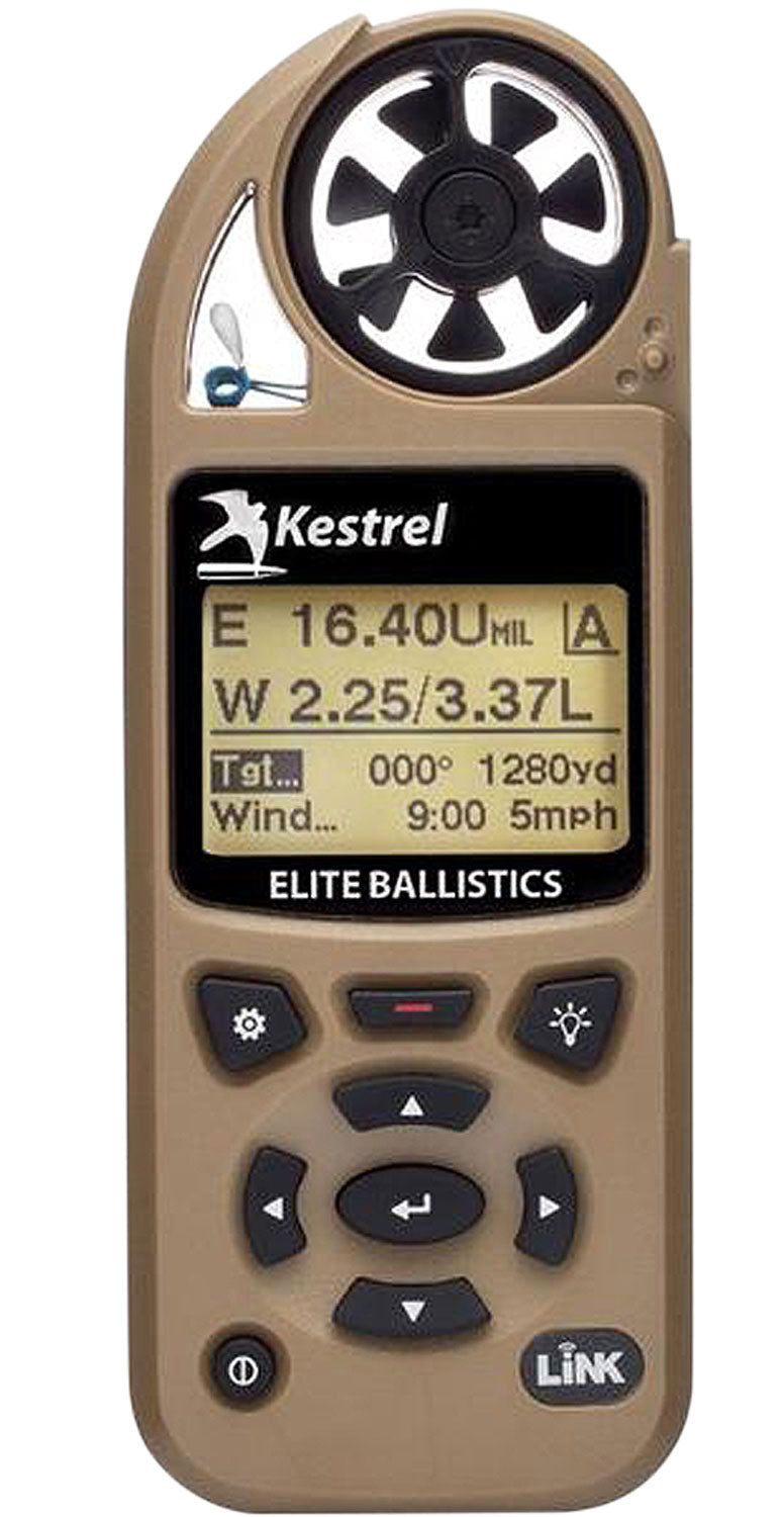Kestrel Ballistics 5700 Elite Weather Meter w/ Applied Ballistics and LiNK Desert Tan