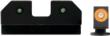 XS Sight Systems R3D Night Sights for Glock 20/21/29/30/30S/37/40/41 - 3-Dot Orange Tritium