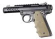 Hogue 79083 OverMolded Rubber Grip w/Finger Grooves for Ruger Mark IV 22/45 Pistol - Flat Dark Earth