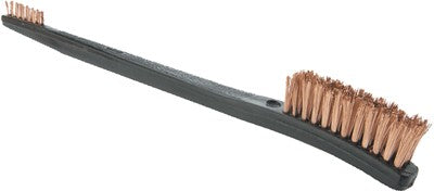 Hoppes Utility Brush Phosphor Bronze Bristle - 7 in Double-Ended