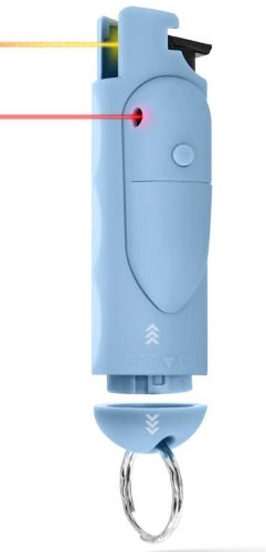 Guard Dog AccuFire2 Pepper Spray 0.5 oz Blue Laser Sight & Keychain