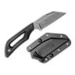 Outdoor Edge Pivot 2.6" Wharncliffe Fixed Blade 8Cr13MoV Black w/Sheath