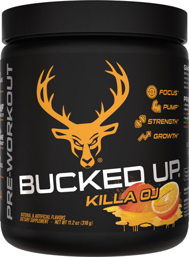 Bucked Up Pre-Workout Killa OJ 30 Servings