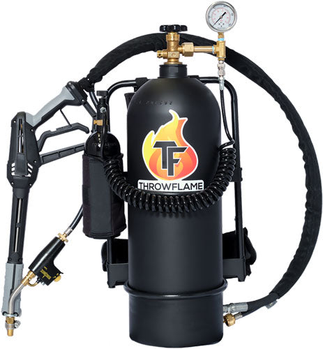 Throwflame X 15 Flamethrower 50ft Range 3.3 Gallon - Midnight Black