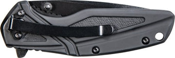 Smith & Wesson 1084309 3" Black Oxide Folding Knife w/Pocket Clip