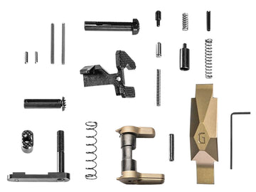 Geissele Automatics Ultra Duty AR-15 Lower Parts Kit - Desert Dirt Color