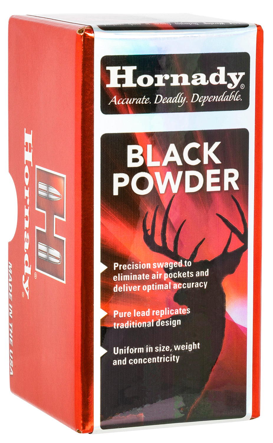 Hornady .50 Cal .490" Round Ball 100ct Muzzleloader Bullets