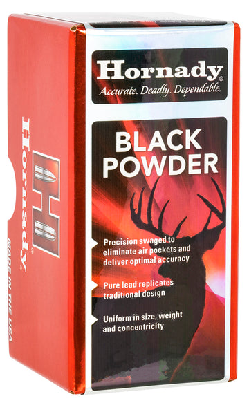 Hornady .50 Cal .490" Round Ball 100ct Muzzleloader Bullets