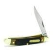Old Timer Mighty Mite 2" Clip Point Plain Stainless Steel Folding Pocket Knife - Brown Sawcut Delrin Handle
