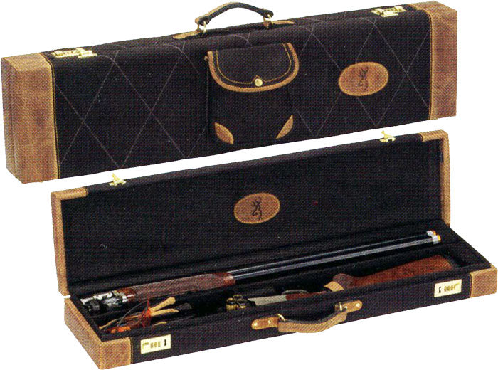 Browning Signature Lona O/U Luggage Case Up to 34" Barrels - Black/Brown