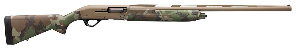 Winchester Guns SX4 Hybrid Hunter 12 Gauge 3" 28" 4+1 Semi-Auto Shotgun - FDE Cerakote / Woodland Camo
