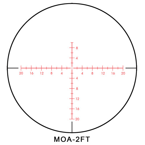 Sightron S6 10-60x56 ED FT 34mm MOA-2FT Illuminated Riflescope