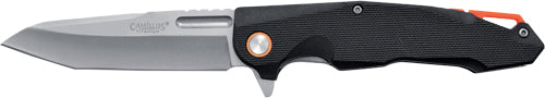 Camillus Regent 4" Tanto Folding Knife - Black