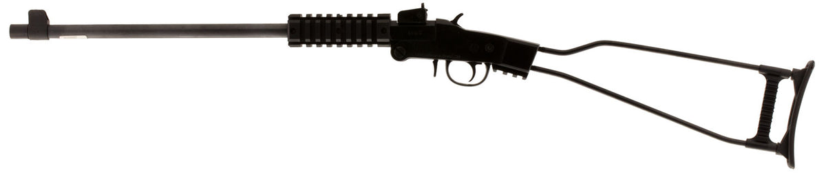 Chiappa Little Badger 17 HMR 16.5" 1/2x28 Threaded Single-Shot Break-Action Rifle - Black Matte