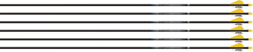 Easton Sonic 6.0 300 6mm Carbon Arrows 6-Pack w/ 2" Bully Vanes
