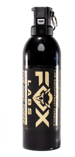Fox Labs Five Point Three 12oz Pistol Grip Cone Fog Pepper Spray 2% OC 5.3M SHU