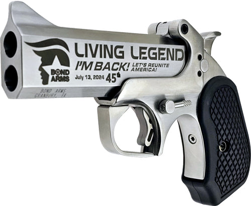 Bond Arms DT47 Trump Limited Edition 45 Colt/410 Bore 4.25" 2-Rd Derringer - Satin Stainless w/Holster
