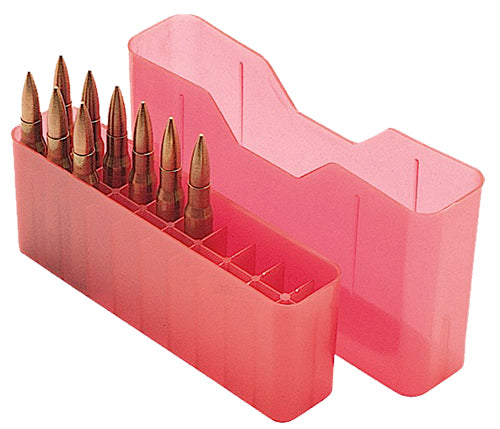 MTM J20M29 J-20 Slip Top Multi-Caliber 20rd Clear Red Medium