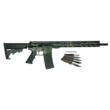 Great Lakes Firearms GL-15 .223 Wylde 16" 30+1 Semi-Auto Rifle - Lichen Black Bundle w/ 5 Knives