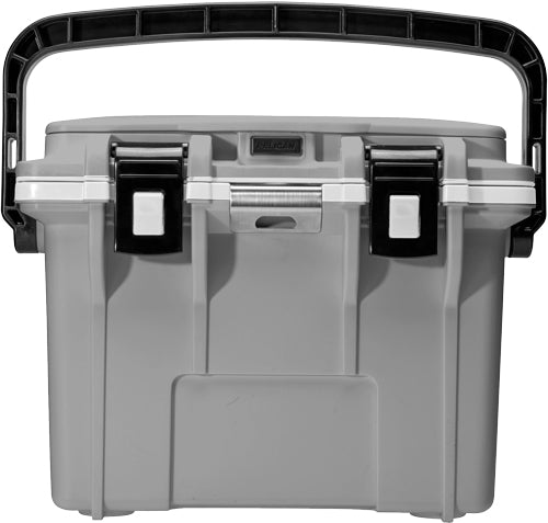 Pelican IM 14 Quart Cooler Cement/White with Dry Storage