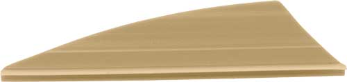 TAC Vanes Driver 2.25" Tan Polymer Fletching - 36 Pack