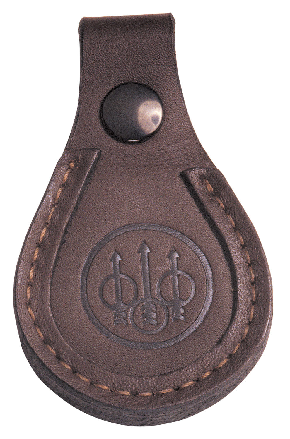 Beretta Barrel Rest Toe Pad Brown Leather 4" x 2.5"