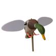 Mojo Outdoors Silver Mallard 25th Anniversary 6V Rechargeable Spinning Wing Duck Decoy