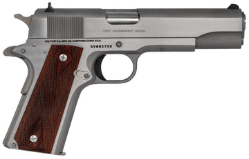 Colt 1911 Government .45 ACP 5" 7+1 Semi-Auto Pistol - Stainless