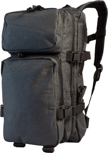 Red Rock Gear Urban Assault Pack 28L Charcoal 600D Polyester - Ventilated Back