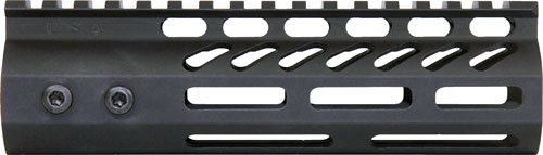 Guntec USA 7" Ultra Lightweight Thin M-LOK Free Float Handguard - AR-15 - Black