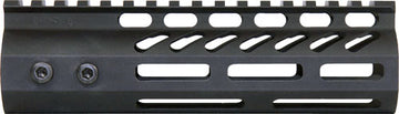 Guntec USA 7" Ultra Lightweight Thin M-LOK Free Float Handguard - AR-15 - Black
