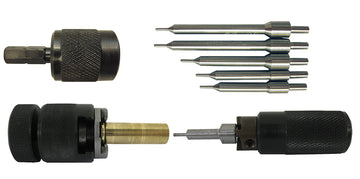 Lyman E-Zee Trim Hand Case Trimmer Rifle Set - .223/.243/.270/.30-06/.308 Pilots