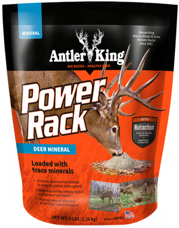 Antler King Power Rack Deer Mineral 5 lb Bag