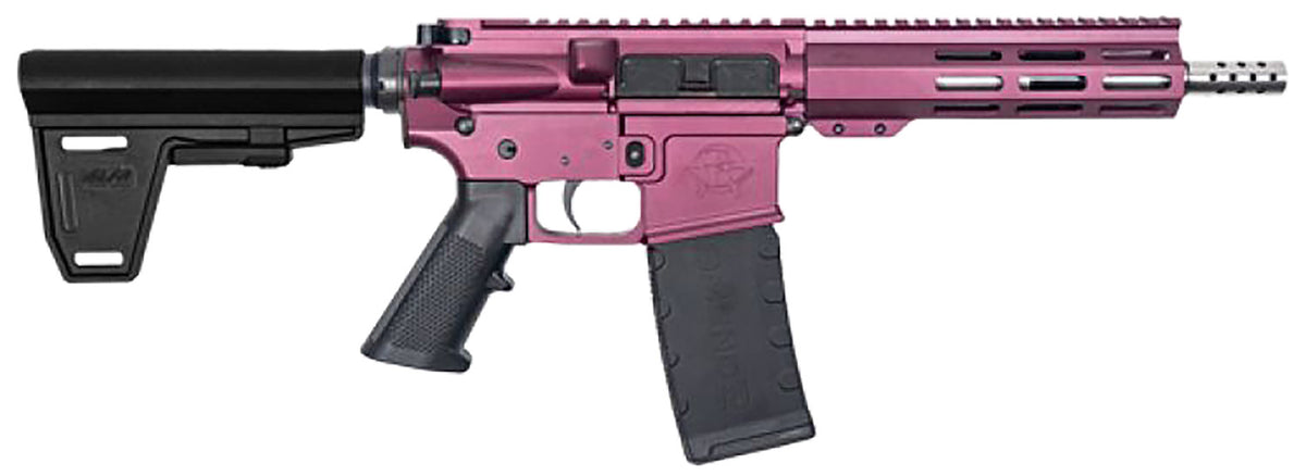 Great Lakes Firearms GLFA AR-15 Pistol .223 Wylde 7.5" 30-Rd Semi-Auto w/ Brace - Black Cherry Cerakote