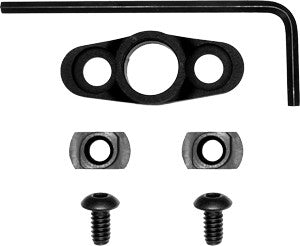 GrovTec GTSW194 Flanged Push Button Base M-LOK Full Rotating Black