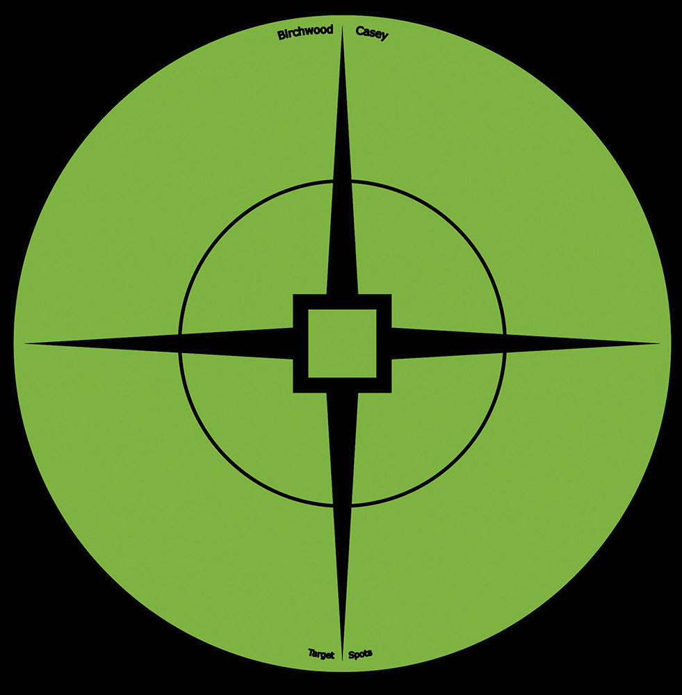 Birchwood Casey Target Spots 6" Green Self-Adhesive Paper Target - 10 Pack