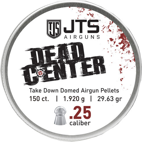 JTS Group Dead Center .25 Cal 29.63gr 150ct Domed Airgun Pellets