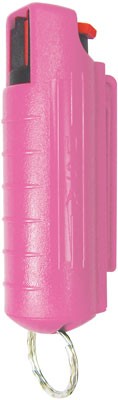 PSP Products Eliminator Pepper Spray 1/2 oz Pink Hard Case w/ Key Ring