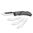 Outdoor Edge RazorLite EDC 3" Folding 420J2 SS Gray Grivory Handle w/4 Blades