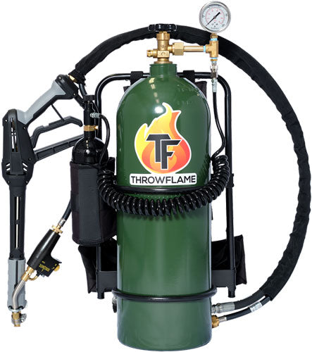 Throwflame X 15 Flamethrower Forest Green 50ft Range 3.3 Gallon