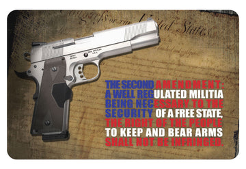 TekMat Armorers Bench Mat 11"x17" Rubber - 2nd Amendment