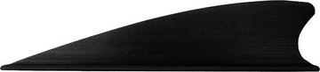 TAC Vanes Matrix 2.25" Shield Cut Black Fletching - 36 Pack