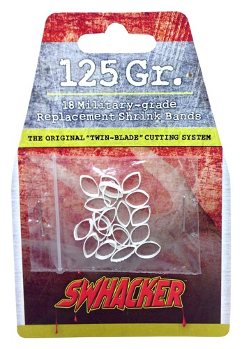 Swhacker SWH00206 125gr 2-Blade Broadhead Shrink Bands - 18 Pack