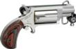 North American Arms Mini-Revolver 22 LR 1-1/8" 5-Shot SAO Stainless Matte Wood w/ Belt Buckle